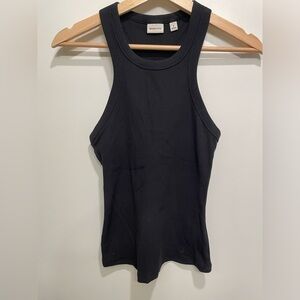 Babaton Black Ribbed Tank